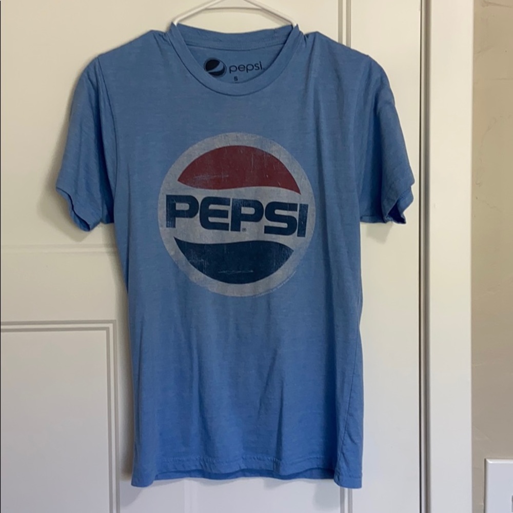 Blue Pepsi Logo Short Sleeve Tee